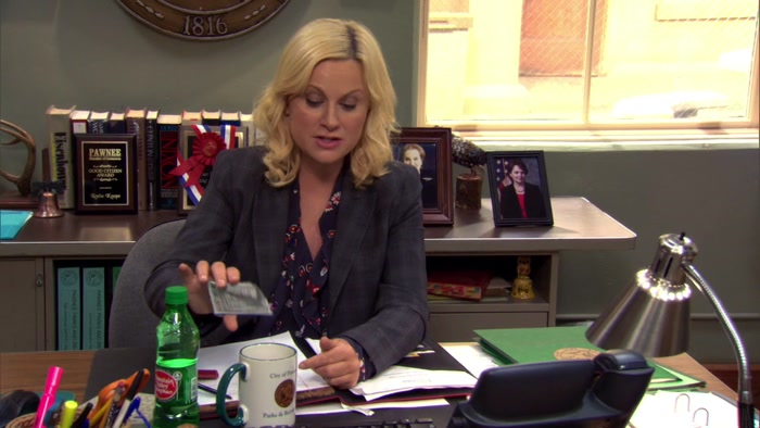 LESLIE. GO HOME. YOU'RE SICK. 