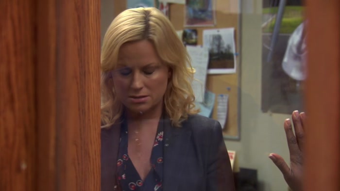- GET OUT OF HERE, LESLIE. - HIT THE BRICKS. 
