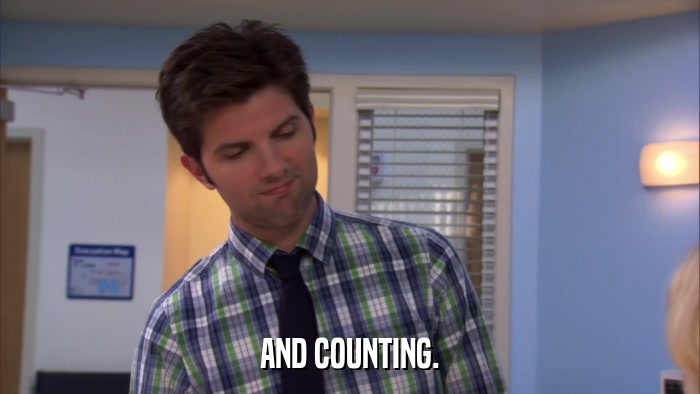 AND COUNTING.  