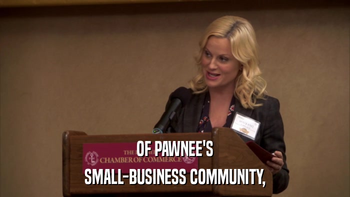 OF PAWNEE'S SMALL-BUSINESS COMMUNITY, 