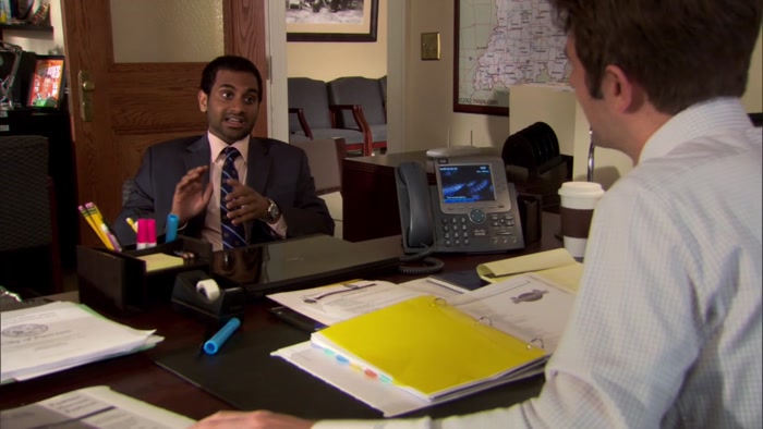 SEE, I NEVER PROMISE LESLIE ANYTHING. 