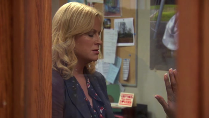 - GET OUT OF HERE, LESLIE. - HIT THE BRICKS. 