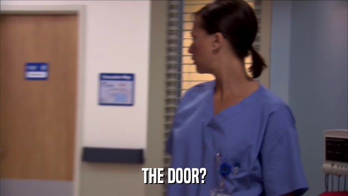 THE DOOR?  