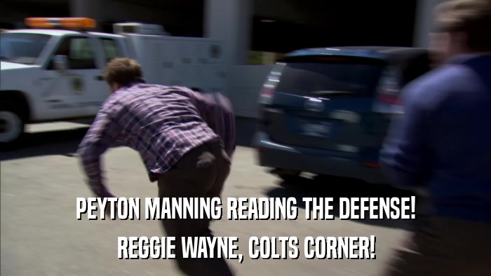 PEYTON MANNING READING THE DEFENSE! REGGIE WAYNE, COLTS CORNER! 