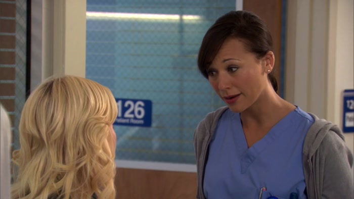 LESLIE, YOU'RE DEHYDRATED. I'M ADMITTING YOU. 