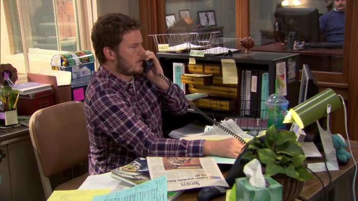 RON SWANSON'S OFFICE.  