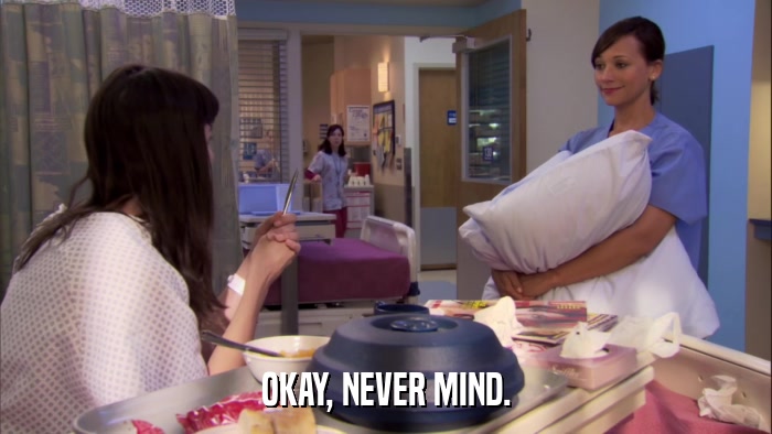 OKAY, NEVER MIND.  