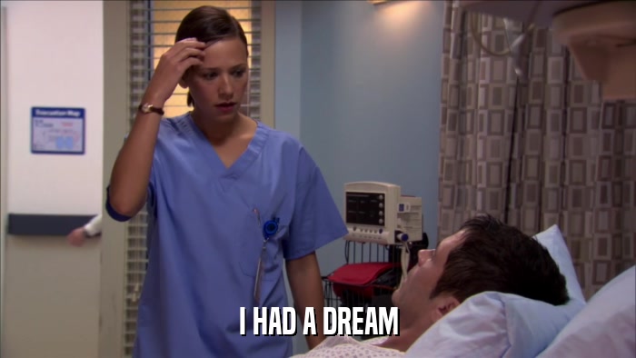 I HAD A DREAM  