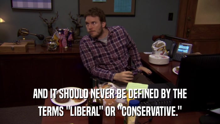 AND IT SHOULD NEVER BE DEFINED BY THE TERMS 