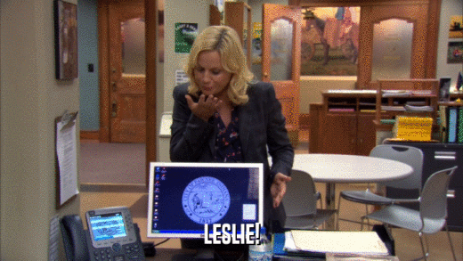 LESLIE!  