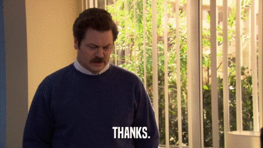 THANKS.  