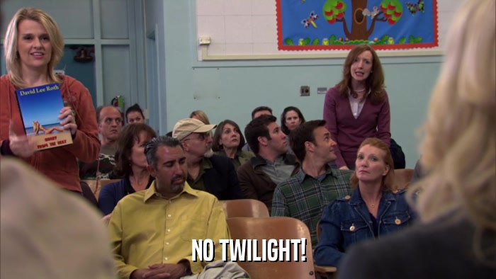 NO TWILIGHT!  