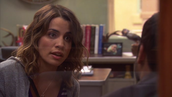 BUT YOU'RE DEFINITELY NOT COOL WITH HER DATING RON. 