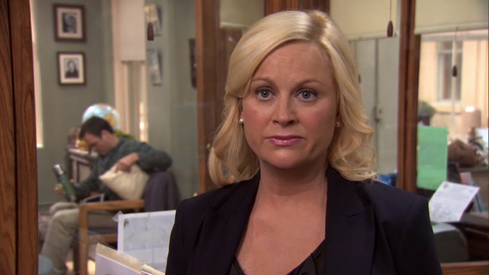 HEY, LESLIE, I'M MAKING SOME SLEEPYTIME TEA. DO YOU WANT ANY? 