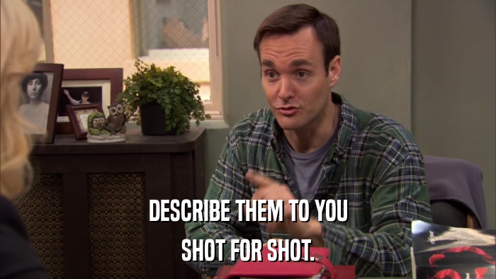 DESCRIBE THEM TO YOU SHOT FOR SHOT. 