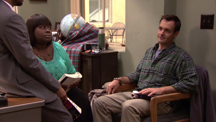YOU SEEM TENSE, LESLIE. YOU KNOW WHAT YOU SHOULD DO? 