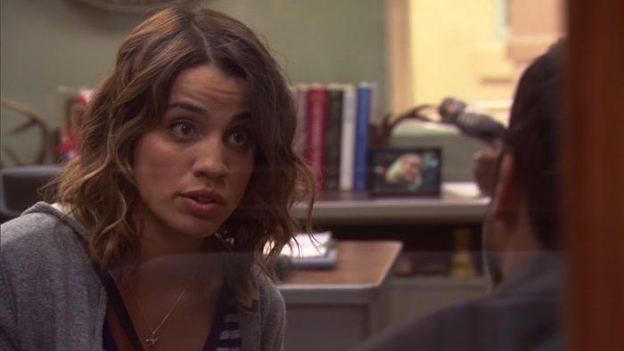 BUT YOU'RE DEFINITELY NOT COOL WITH HER DATING RON. 