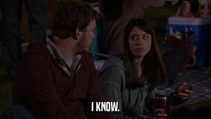 I KNOW.  