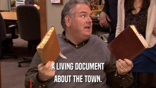A LIVING DOCUMENT ABOUT THE TOWN. 