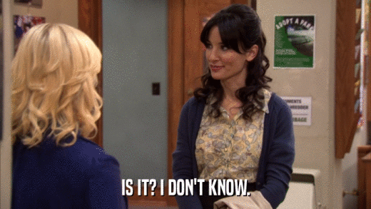 IS IT? I DON'T KNOW.  