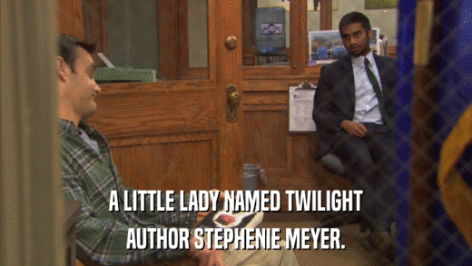 A LITTLE LADY NAMED TWILIGHT AUTHOR STEPHENIE MEYER. 