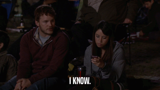 I KNOW.  