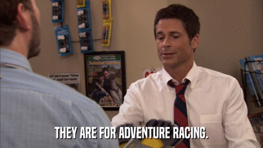 THEY ARE FOR ADVENTURE RACING.  