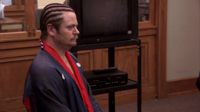 RON SWANSON, THIS IS AN INTERVENTION. 