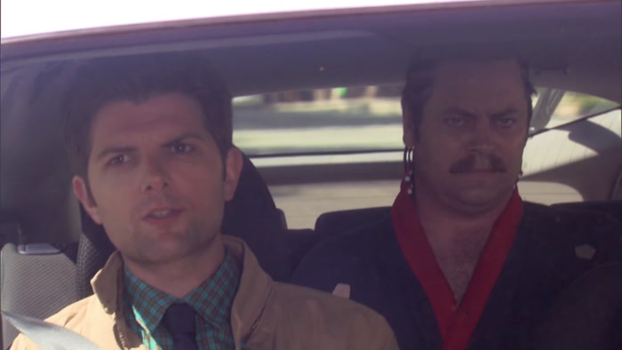 OH, WOW, LOOK AT THAT. YOU SHAVED OFF PART OF YOUR MUSTACHE. THAT'S LOVELY. 