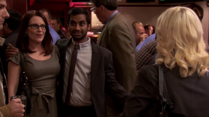 SAME THING YOU'RE DOING, CELEBRATING PAWNEE'S FINEST. 