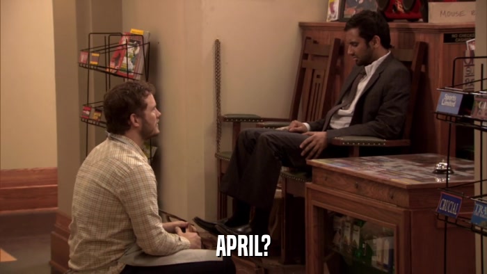 APRIL?  