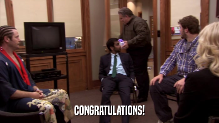 CONGRATULATIONS!  