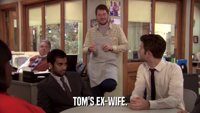 TOM'S EX-WIFE.  