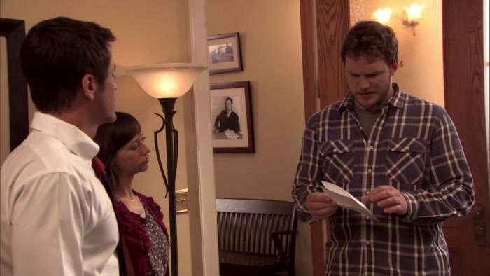 RON SWANSON HAS SENT ME OVER TO DELIVER TO YOU THIS DOCUMENT. 