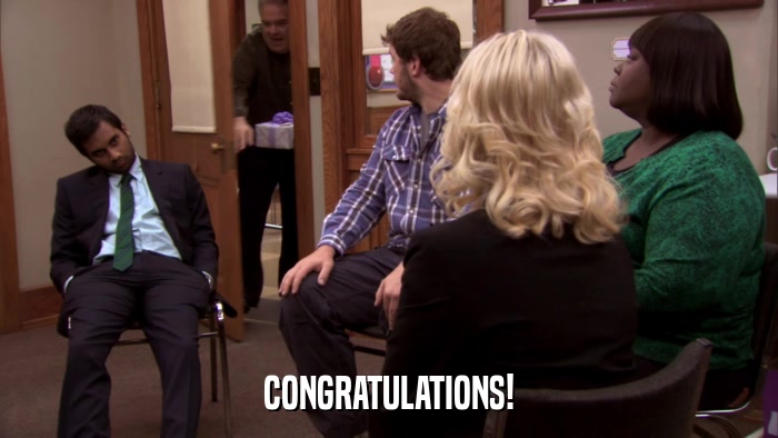 CONGRATULATIONS!  