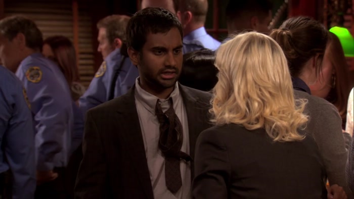 FIGHT FIRE WITH FIRE, LESLIE. HE DATES MY EX, I DATE HIS. 