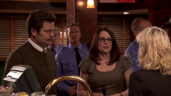 RON AND I ARE GOING TO GET A CUP OF COFFEE AND TALK THINGS OUT. 