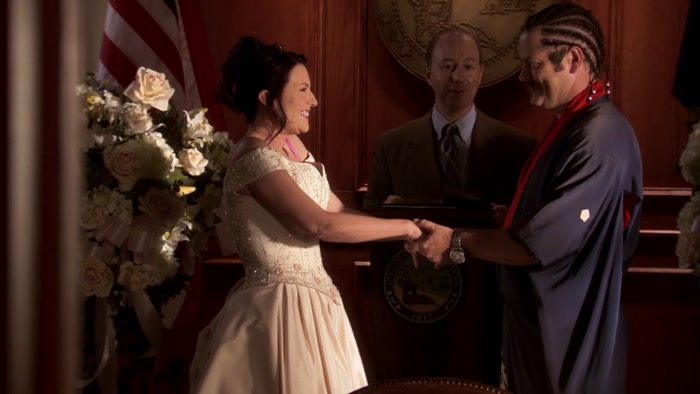 YOU MAY NOW KISS THE BRIDE.  