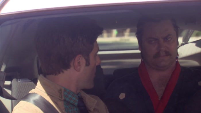OH, WOW, LOOK AT THAT. YOU SHAVED OFF PART OF YOUR MUSTACHE. THAT'S LOVELY. 
