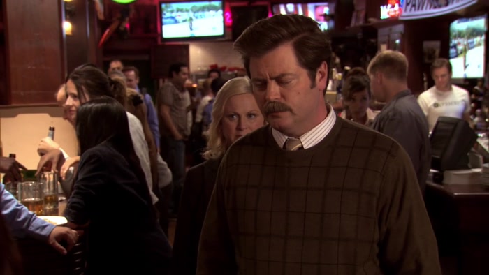 TYPICAL RON SWANSON. ALWAYS THINKING ABOUT YOURSELF. 