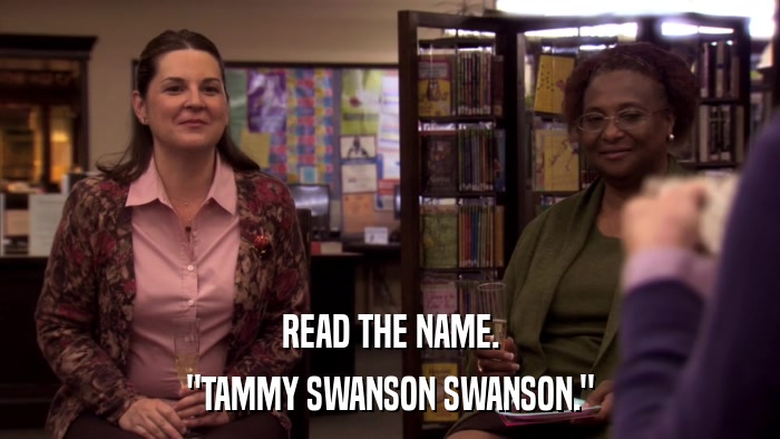 READ THE NAME. 