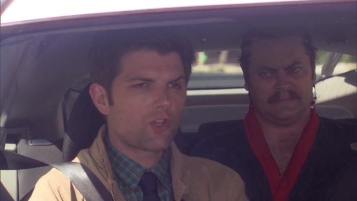 OH, WOW, LOOK AT THAT. YOU SHAVED OFF PART OF YOUR MUSTACHE. THAT'S LOVELY. 