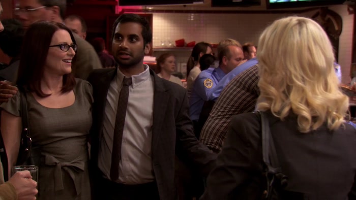 SAME THING YOU'RE DOING, CELEBRATING PAWNEE'S FINEST. 