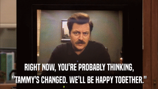 RIGHT NOW, YOU'RE PROBABLY THINKING, 
