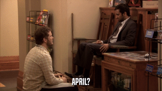 APRIL?  