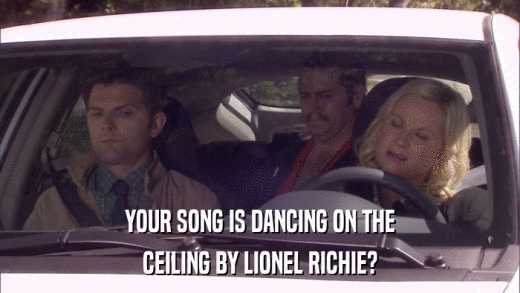 YOUR SONG IS DANCING ON THE CEILING BY LIONEL RICHIE? 