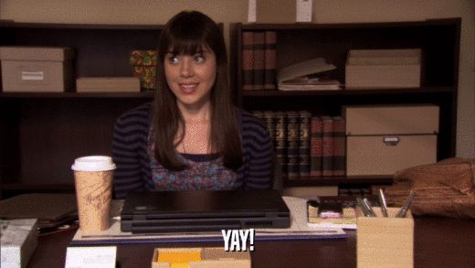 YAY!  