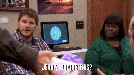 JERRY, WHAT IS THIS?  