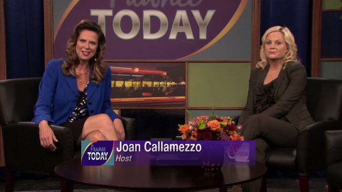 HELLO, AND WELCOME TO PAWNEE TODAY. I'M JOAN CALLAMEZZO. 