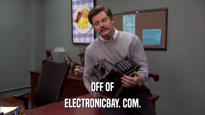 OFF OF ELECTRONICBAY. COM. 